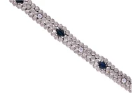 Bracciale con zaffiri e diamanti - Asta Speciale San Valentino