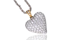 Collana e ciondolo a forma di cuore con diamanti - Asta Speciale San Valentino Collana e ciondolo a forma di cuore con diamanti - Asta Speciale San Valentino