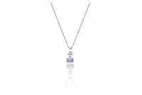 Collana e ciondolo con acquamarina e diamanti - Asta Speciale San Valentino