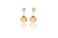 Paio di orecchini con pietre - Asta Speciale San Valentino