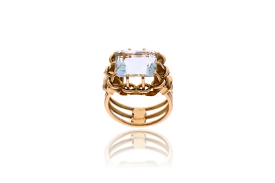 Anello con acquamarina - Asta Speciale San Valentino