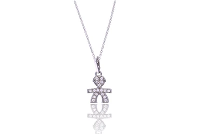 Le Bebe', collana e ciondolo con diamanti - Asta Speciale San Valentino