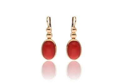 Paio di orecchini con coralli - Asta Speciale San Valentino