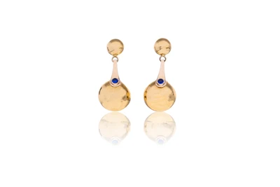 Paio di orecchini con pietre - Asta Speciale San Valentino