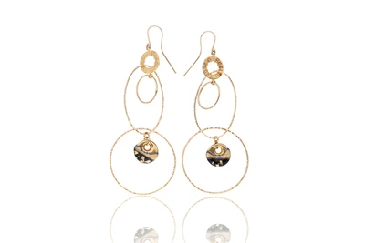 Rosato, paio di orecchini pendenti con smalti policromi - Asta Speciale San Valentino