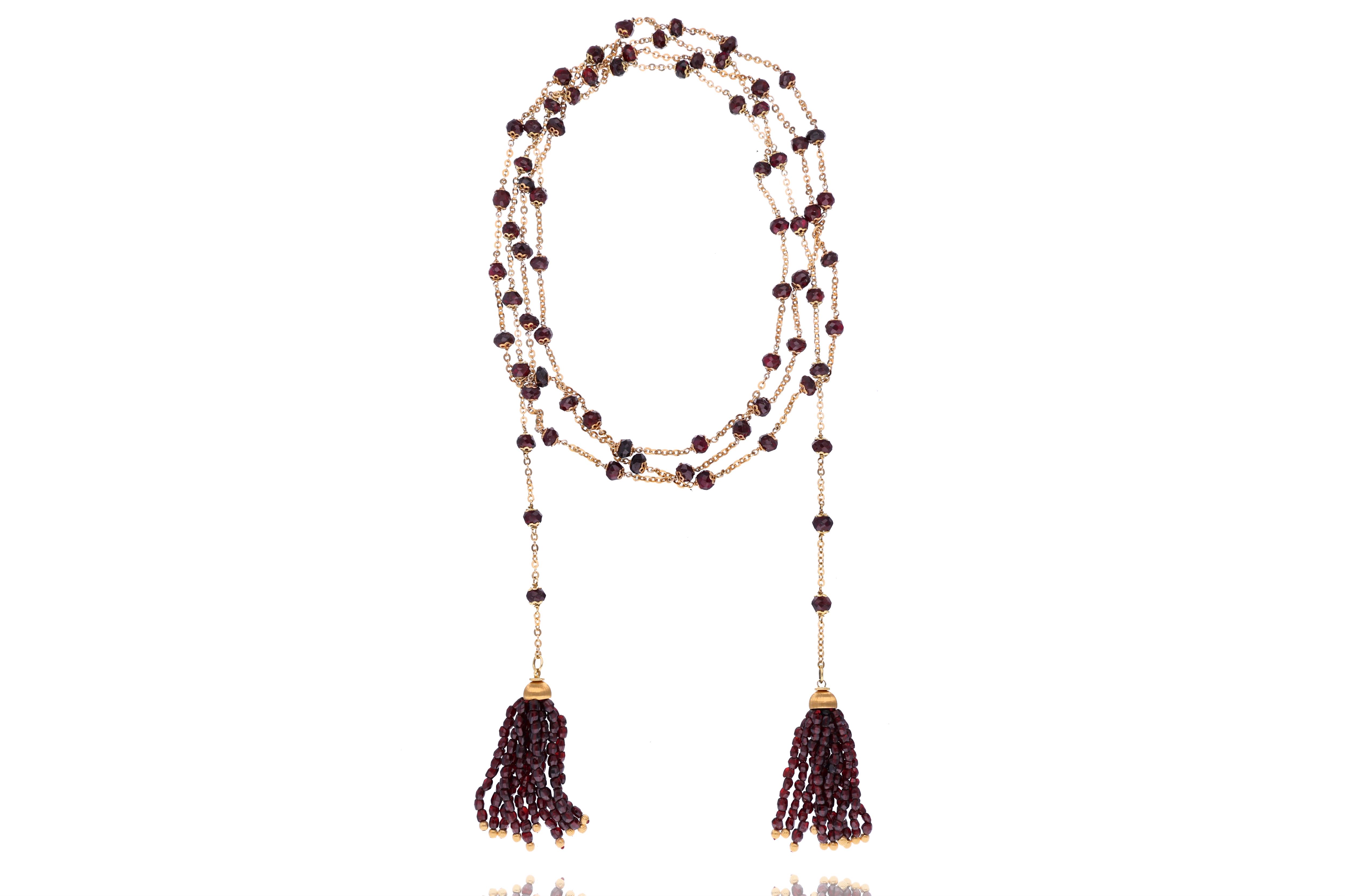 Collana con granati - Asta Speciale San Valentino