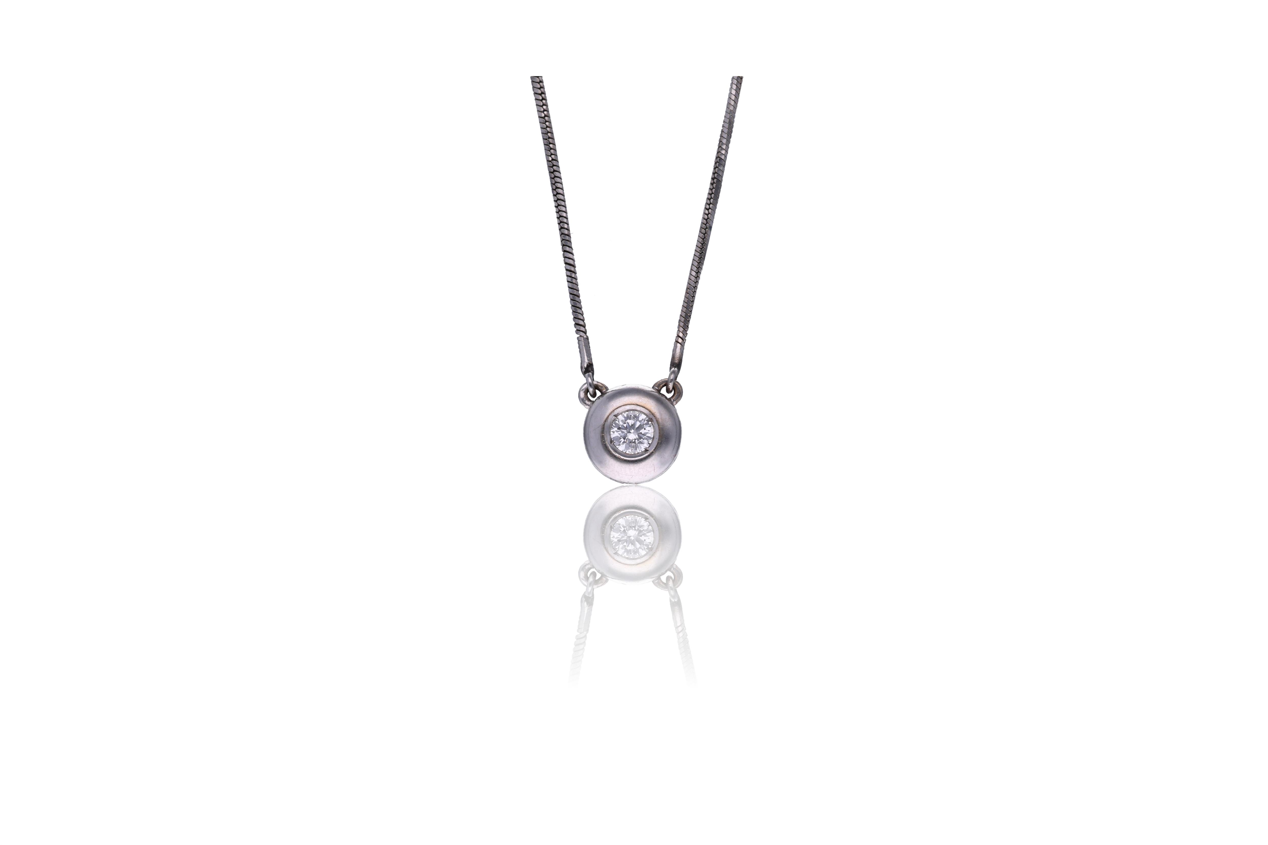 Collana punto luce con diamante - Asta Speciale San Valentino