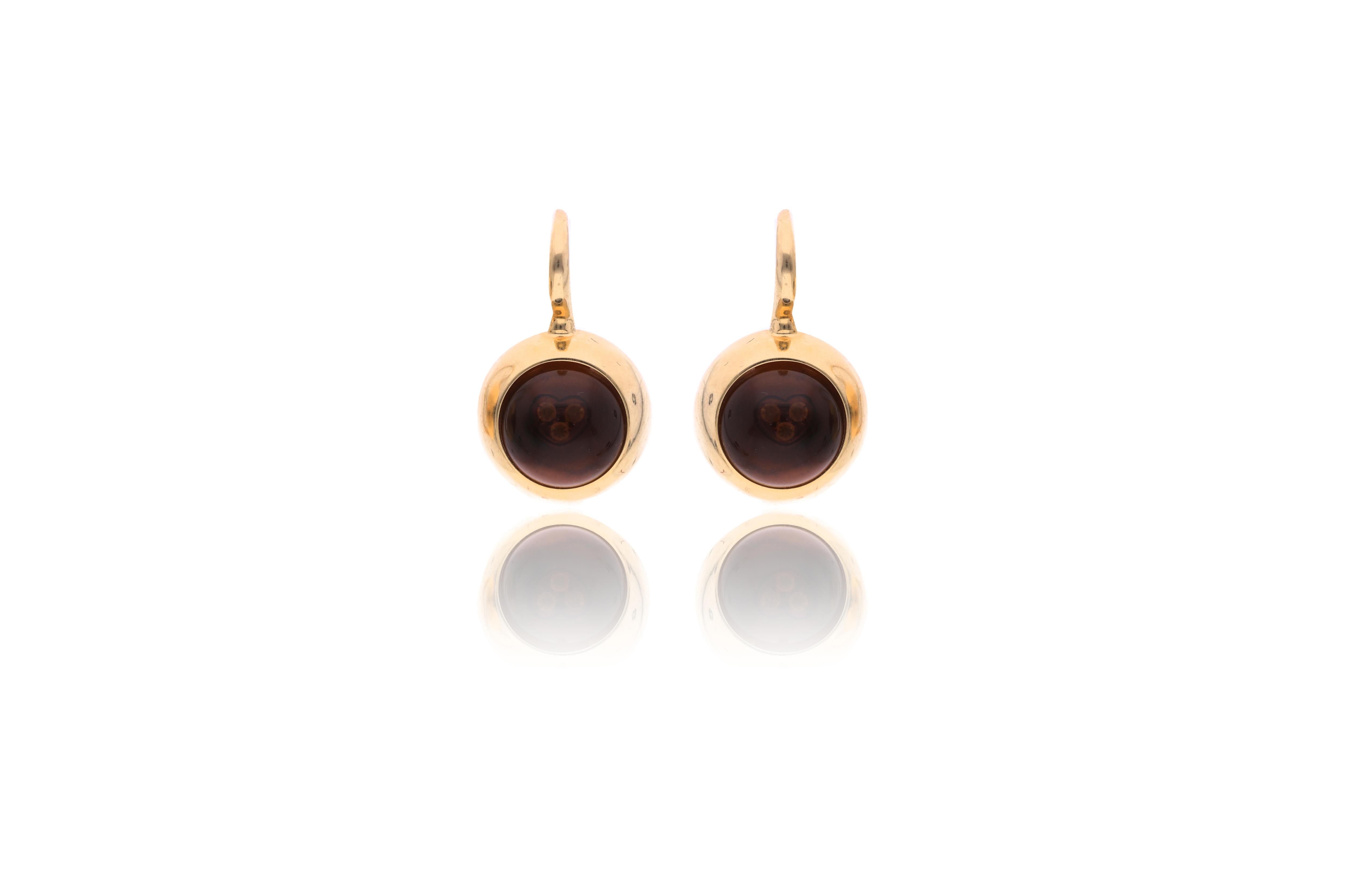 Pasquale Bruni, Avantgarde, paio di orecchini con diamanti e quarzi citrini - Asta Speciale San Valentino