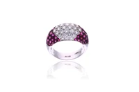 Anello con diamanti e rubini - Asta Tesori di Pasqua - Gioielli da riscoprire Anello con diamanti e rubini - Asta Tesori di Pasqua - Gioielli da riscoprire