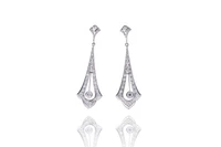 Paio di orecchini con diamanti - Asta Tesori di Pasqua - Gioielli da riscoprire