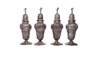 Quattro spargi sale in argento - Asta Tesori di Pasqua - Gioielli da riscoprire