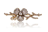 Spilla con diamanti - Asta Tesori di Pasqua - Gioielli da riscoprire