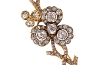 Spilla con diamanti - Asta Tesori di Pasqua - Gioielli da riscoprire