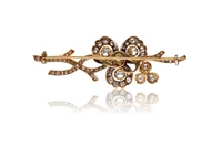 Spilla con diamanti - Asta Tesori di Pasqua - Gioielli da riscoprire