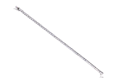 Bracciale tennis con diamanti - Asta Tesori di Pasqua - Gioielli da riscoprire