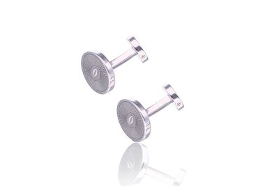 Cartier, Double C, gemelli in argento - Asta Tesori di Pasqua - Gioielli da riscoprire