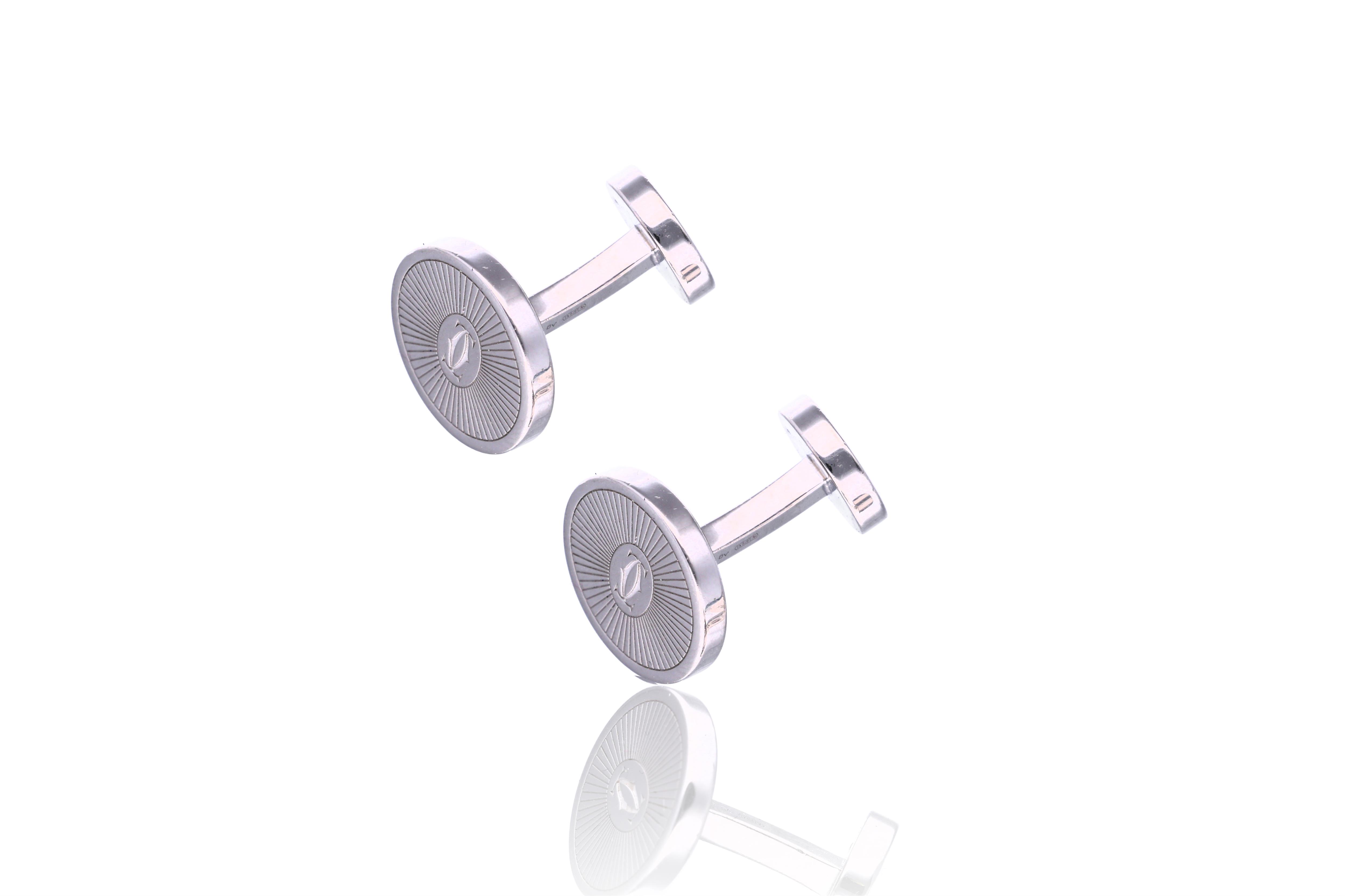 Cartier, Double C, gemelli in argento - Asta Tesori di Pasqua - Gioielli da riscoprire