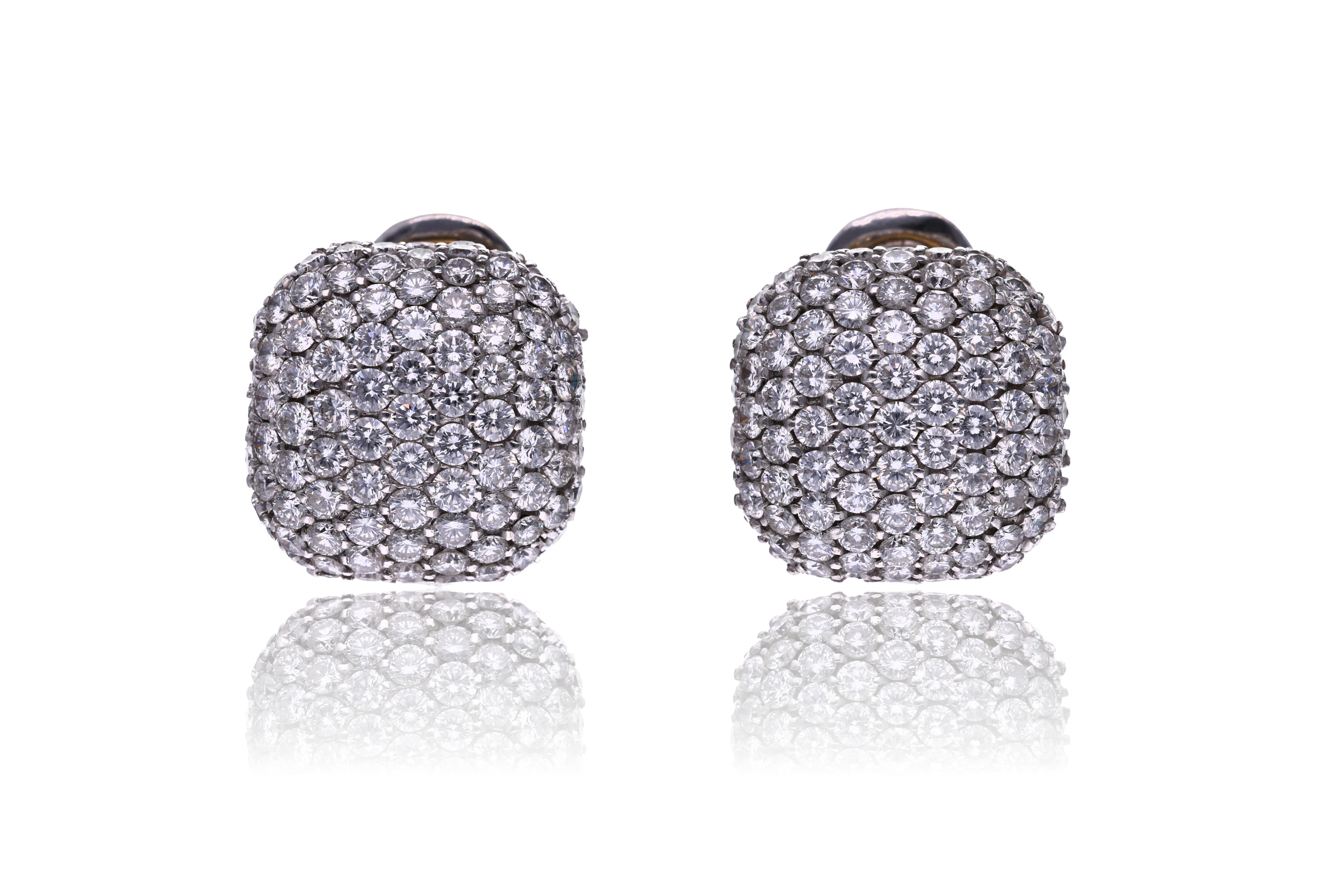 Paio di orecchini con diamanti - Asta Tesori di Pasqua - Gioielli da riscoprire