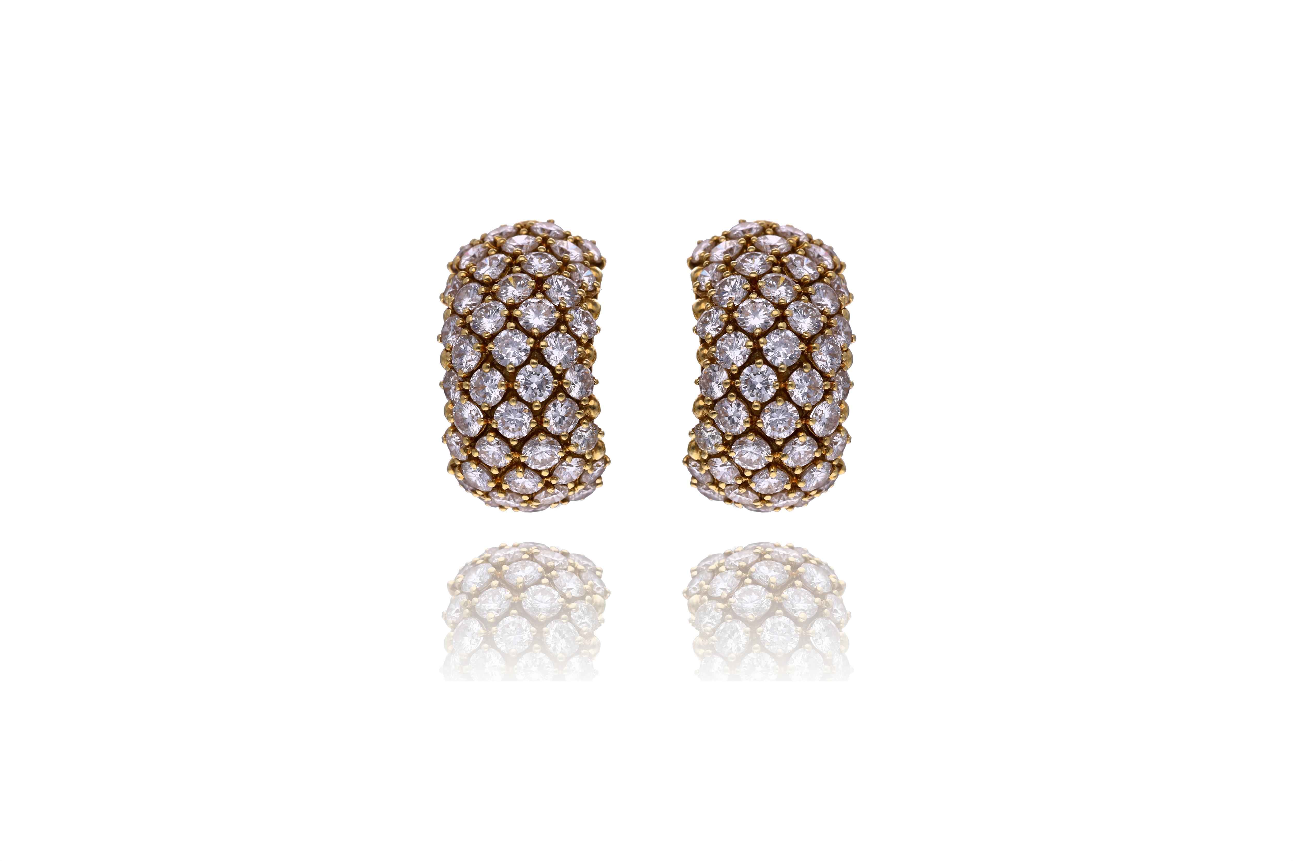 Paio di orecchini con diamanti - Asta Tesori di Pasqua - Gioielli da riscoprire