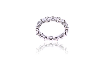 Anello con diamanti - Asta Primavera d'Oro - Gioielli in fiore