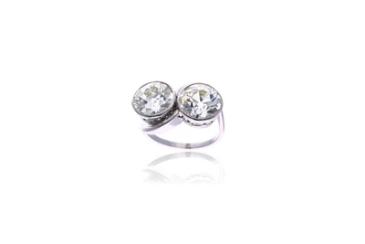 Anello con diamanti - Asta Primavera d'Oro - Gioielli in fiore