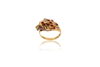 Anello con rubini e diamanti - Asta Primavera d'Oro - Gioielli in fiore