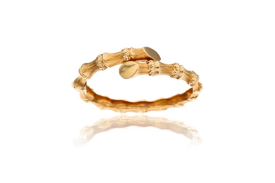 Bracciale rigido in oro - Asta Primavera d'Oro - Gioielli in fiore