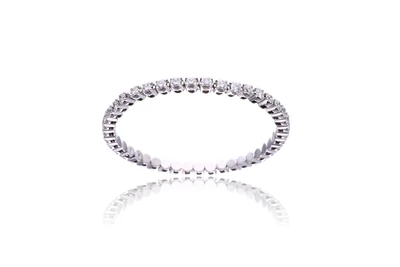 Bracciale tennis con diamanti - Asta Primavera d'Oro - Gioielli in fiore