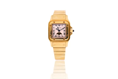 Cartier Santos Galbee Moonphase - Asta Primavera d'Oro - Gioielli in fiore