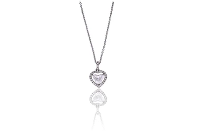 Collana e ciondolo con diamanti - Asta Primavera d'Oro - Gioielli in fiore