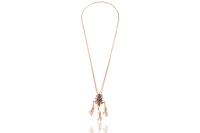 Collana saliscendi con diamanti e pietre - Asta Primavera d'Oro - Gioielli in fiore