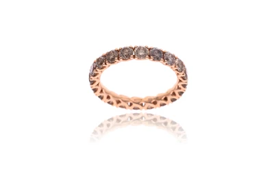 Crivelli, anello con diamanti brown - Asta Primavera d'Oro - Gioielli in fiore