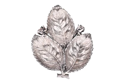 Gianmaria Buccellati, portaoggetti in argento - Asta Primavera d'Oro - Gioielli in fiore