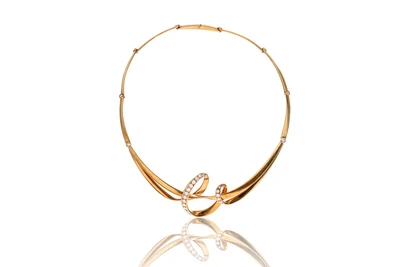 Scavia, Sandra DIA, collana con diamanti - Asta Primavera d'Oro - Gioielli in fiore